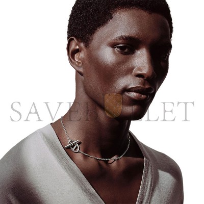 HERMÈS CHAINE D'ANCRE PUNK NECKLACE H124204B0038